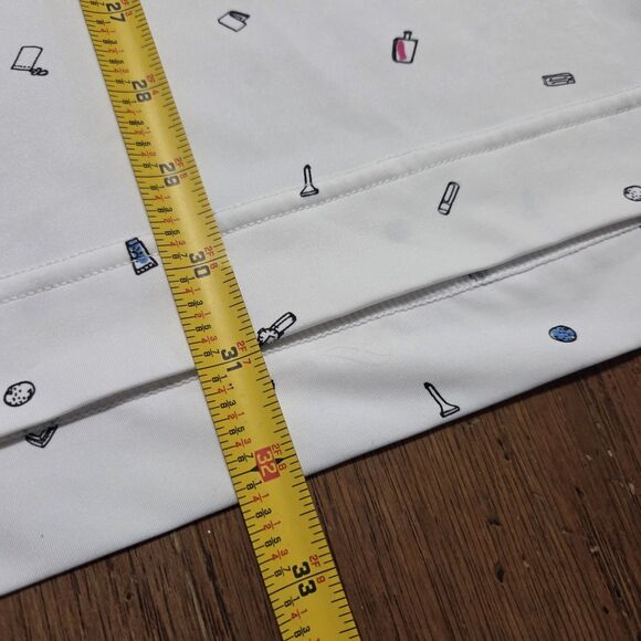FootJoy Doodle Travel Print Lisle performance Polo Shirt L Large - Picture 9 of 9